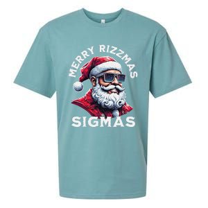 Merry Rizz Mas Sigmas Gen Alpha Middle School Xmas Sueded Cloud Jersey T-Shirt