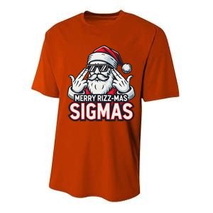 Merry Rizz Mas Sigmas Gen Alpha Middle School Christmas Performance Sprint T-Shirt