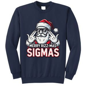 Merry Rizz Mas Sigmas Gen Alpha Middle School Christmas Sweatshirt