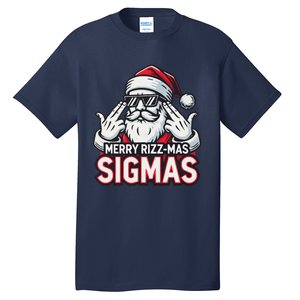 Merry Rizz Mas Sigmas Gen Alpha Middle School Christmas Tall T-Shirt