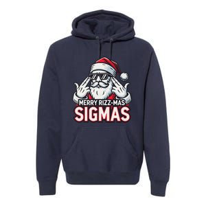 Merry Rizz Mas Sigmas Gen Alpha Middle School Christmas Premium Hoodie