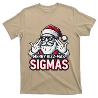 Merry Rizz Mas Sigmas Gen Alpha Middle School Christmas T-Shirt