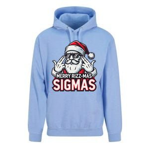 Merry Rizz Mas Sigmas Gen Alpha Middle School Christmas Unisex Surf Hoodie