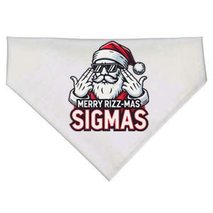 Merry Rizz Mas Sigmas Gen Alpha Middle School Christmas USA-Made Doggie Bandana