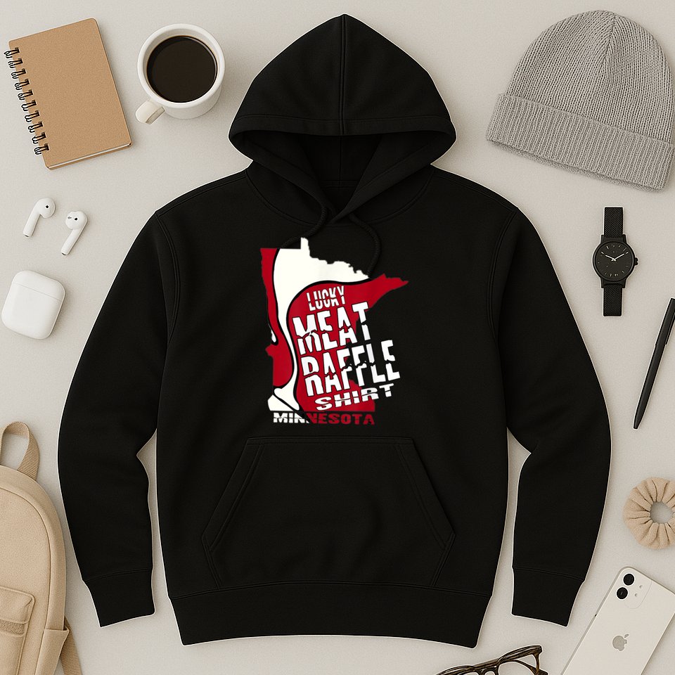 Meat Raffles Minnesota Meat Drawing Hoodie