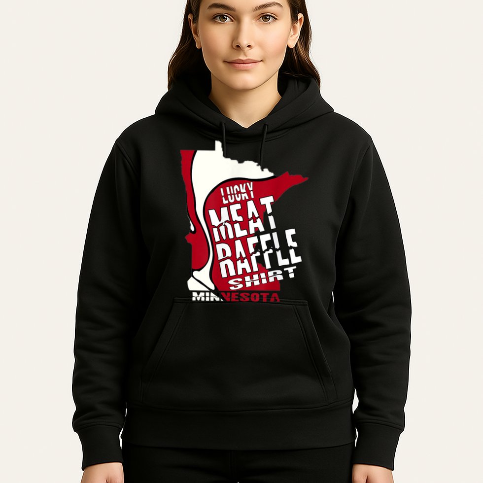Meat Raffles Minnesota Meat Drawing Hoodie