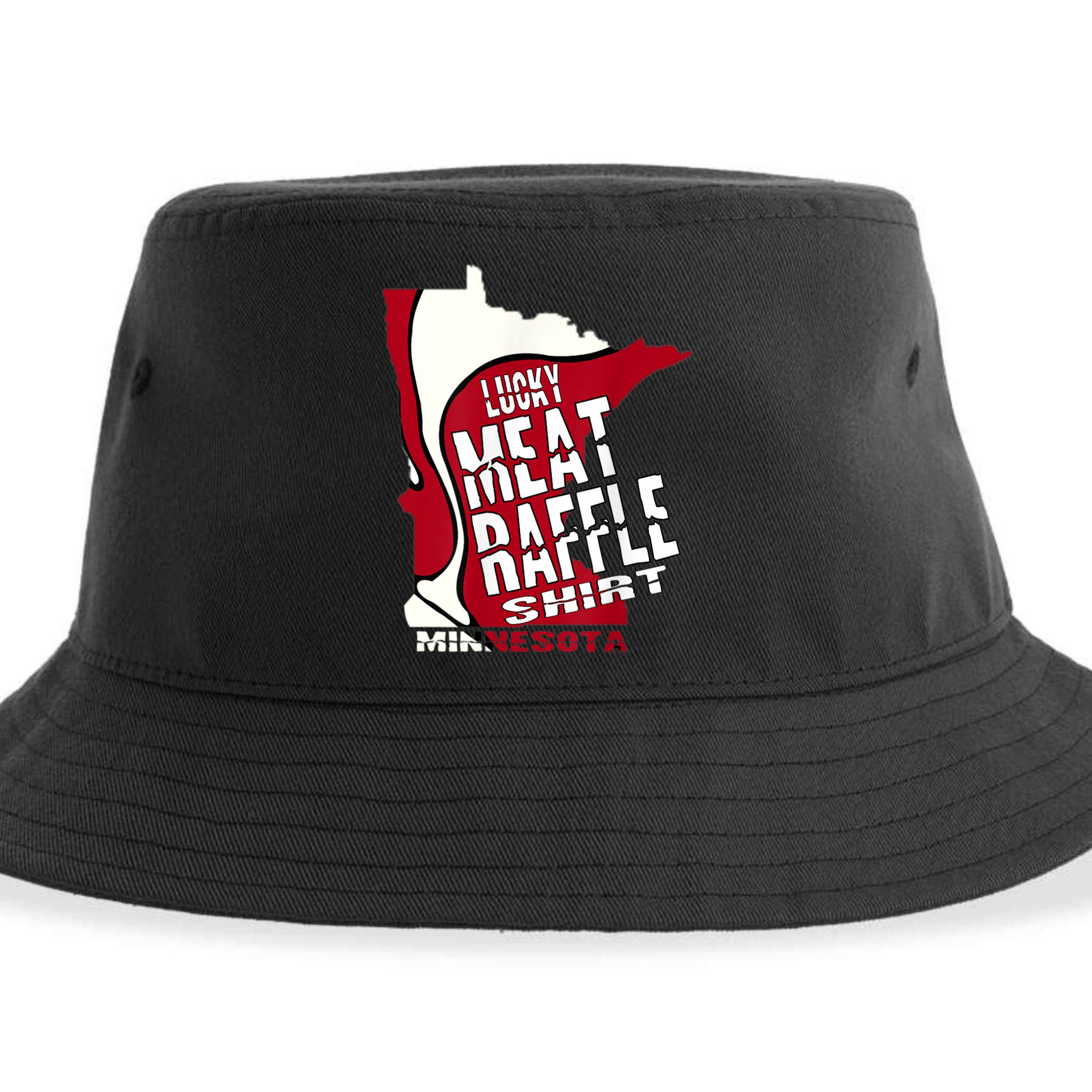 Meat Raffles Minnesota Meat Drawing Sustainable Bucket Hat