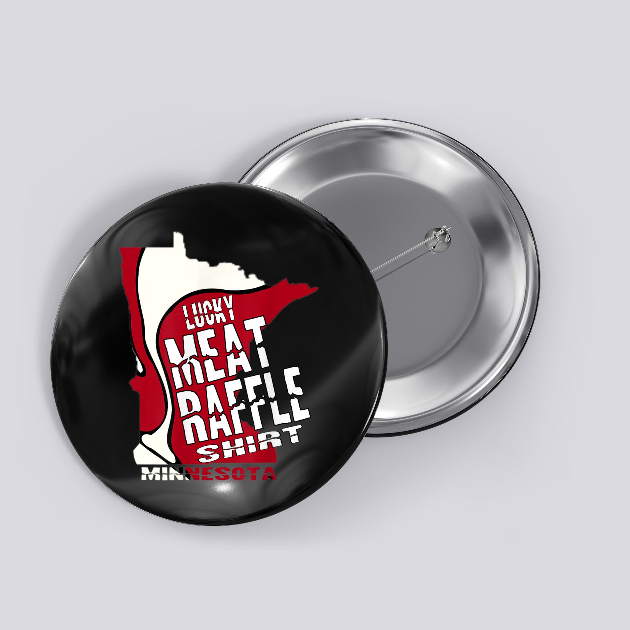 Meat Raffles Minnesota Meat Drawing Button