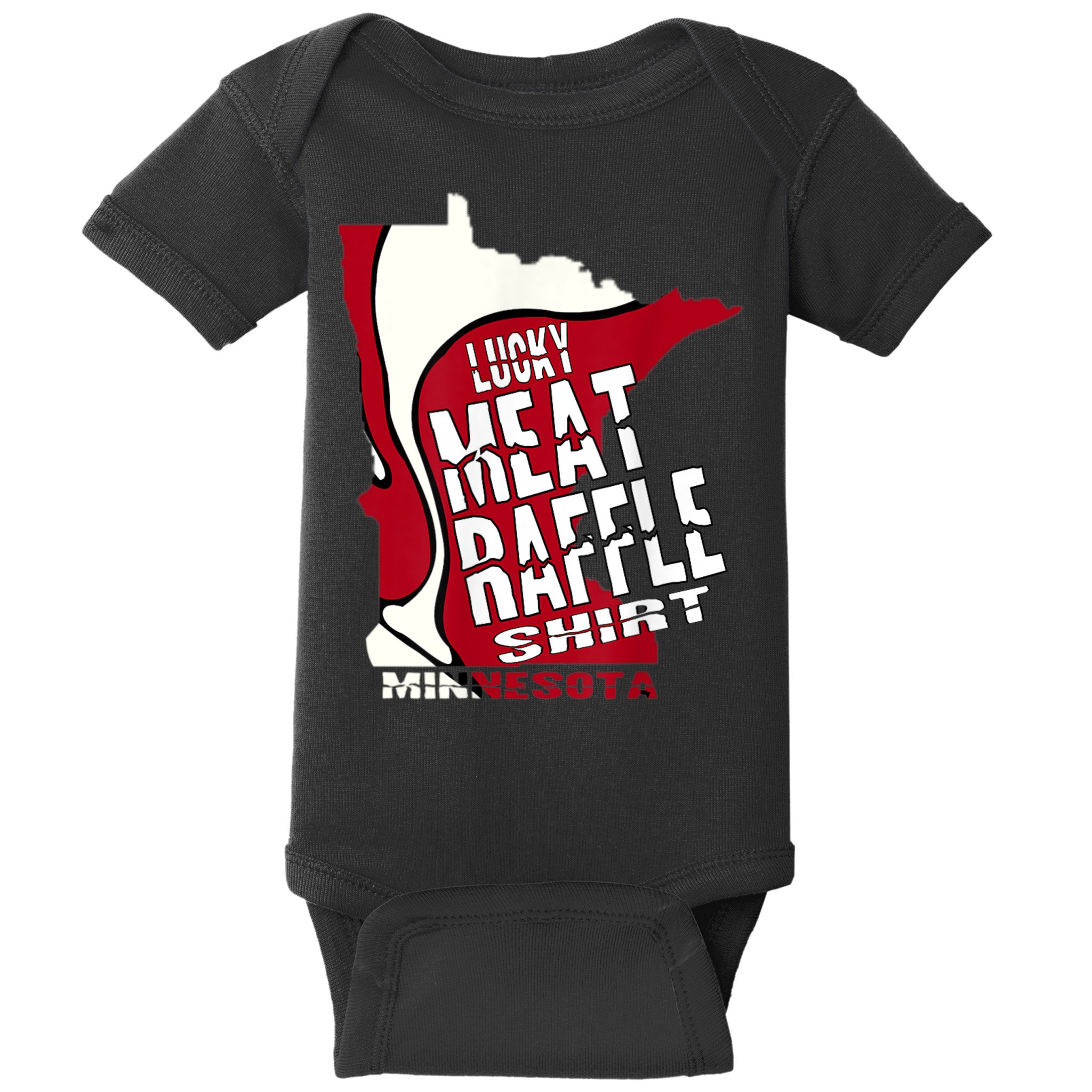 Meat Raffles Minnesota Meat Drawing Baby Bodysuit
