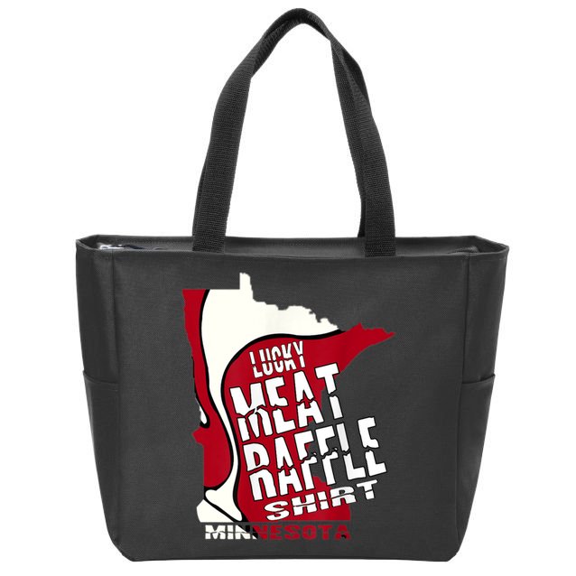 Meat Raffles Minnesota Meat Drawing Zip Tote Bag