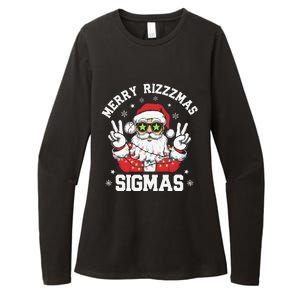 Merry Rizz Mas Sigmas Gen Alpha Middle School Christmas Womens CVC Long Sleeve Shirt