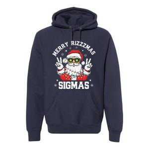 Merry Rizz Mas Sigmas Gen Alpha Middle School Christmas Premium Hoodie