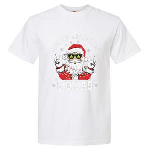 Merry Rizz Mas Sigmas Gen Alpha Middle School Christmas Garment-Dyed Heavyweight T-Shirt