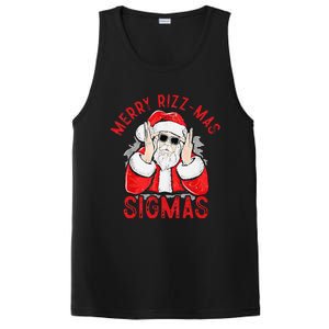 Merry Rizz Mas Sigmas Gen Alpha Middle School Christmas PosiCharge Competitor Tank