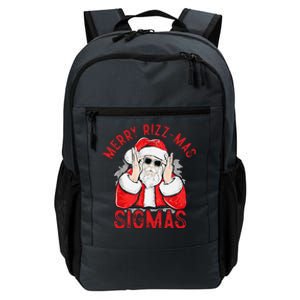 Merry Rizz Mas Sigmas Gen Alpha Middle School Christmas Daily Commute Backpack