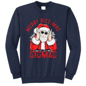 Merry Rizz Mas Sigmas Gen Alpha Middle School Christmas Sweatshirt