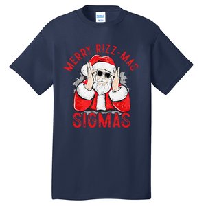 Merry Rizz Mas Sigmas Gen Alpha Middle School Christmas Tall T-Shirt