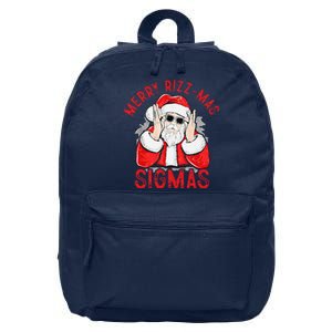 Merry Rizz Mas Sigmas Gen Alpha Middle School Christmas 16 in Basic Backpack