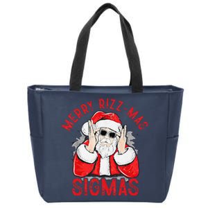 Merry Rizz Mas Sigmas Gen Alpha Middle School Christmas Zip Tote Bag