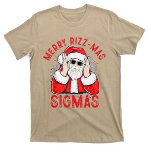 Merry Rizz Mas Sigmas Gen Alpha Middle School Christmas T-Shirt