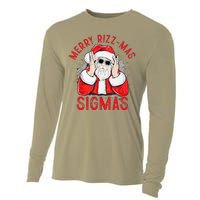 Merry Rizz Mas Sigmas Gen Alpha Middle School Christmas Cooling Performance Long Sleeve Crew