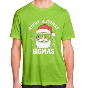 Merry Rizz Mas Sigmas Gen Alpha Middle School Christmas Adult ChromaSoft Performance T-Shirt