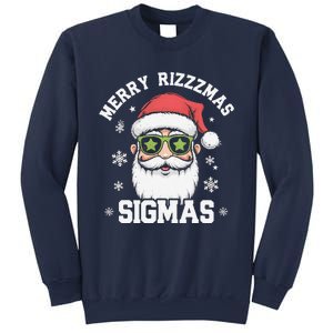 Merry Rizz Mas Sigmas Gen Alpha Middle School Christmas Sweatshirt