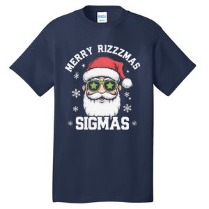 Merry Rizz Mas Sigmas Gen Alpha Middle School Christmas Tall T-Shirt