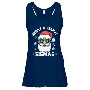 Merry Rizz Mas Sigmas Gen Alpha Middle School Christmas Ladies Essential Flowy Tank