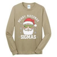 Merry Rizz Mas Sigmas Gen Alpha Middle School Christmas Tall Long Sleeve T-Shirt