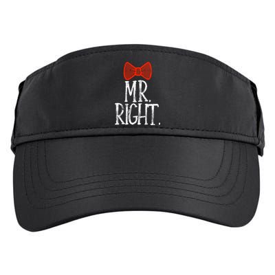 Mr Right Mrs Always Righgift Funny Wedding Gift Adult Drive Performance Visor