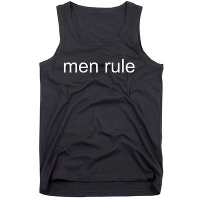 M.E.N Rule Tank Top