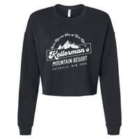 Mountain Resort Cropped Pullover Crew