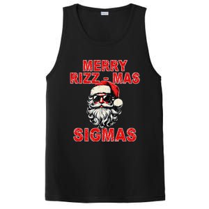 Merry Rizz Mas Sigmas Cool Santa Face Gen Alpha Christmas Gift PosiCharge Competitor Tank