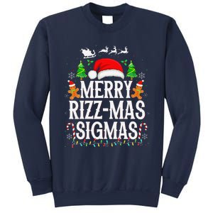 Merry Rizz Mas Sigmas Funny Xmas Santa Christmas Sweatshirt