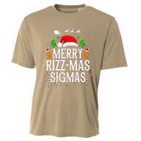 Merry Rizz Mas Sigmas Funny Xmas Santa Christmas Cooling Performance Crew T-Shirt