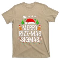 Merry Rizz Mas Sigmas Funny Xmas Santa Christmas T-Shirt