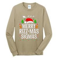 Merry Rizz Mas Sigmas Funny Xmas Santa Christmas Tall Long Sleeve T-Shirt