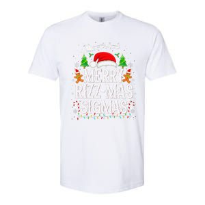 Merry Rizz Mas Sigmas Funny Xmas Santa Christmas Softstyle CVC T-Shirt