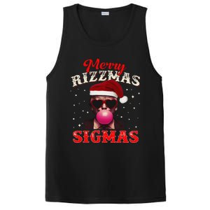 Merry Rizz Mas Sigmas Gen Alpha Trump Santa Christmas PosiCharge Competitor Tank