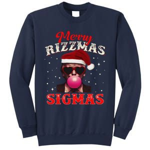 Merry Rizz Mas Sigmas Gen Alpha Trump Santa Christmas Sweatshirt