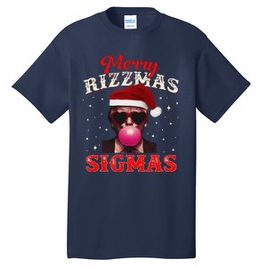 Merry Rizz Mas Sigmas Gen Alpha Trump Santa Christmas Tall T-Shirt