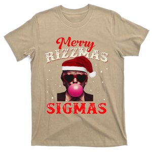 Merry Rizz Mas Sigmas Gen Alpha Trump Santa Christmas T-Shirt