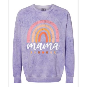 Mama Rainbow Colorblast Crewneck Sweatshirt