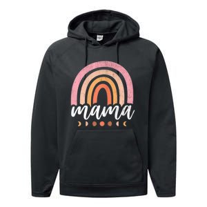 Mama Rainbow Performance Fleece Hoodie