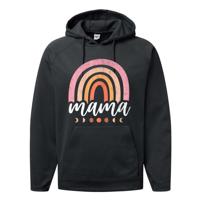 Mama Rainbow Performance Fleece Hoodie