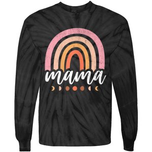 Mama Rainbow Tie-Dye Long Sleeve Shirt