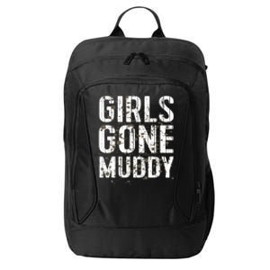 Mud Run Marathon Runner Girl Gone Muddy Mudding City Backpack