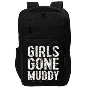 Mud Run Marathon Runner Girl Gone Muddy Mudding Impact Tech Backpack