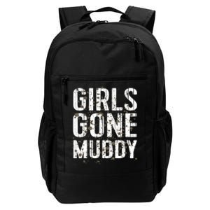 Mud Run Marathon Runner Girl Gone Muddy Mudding Daily Commute Backpack